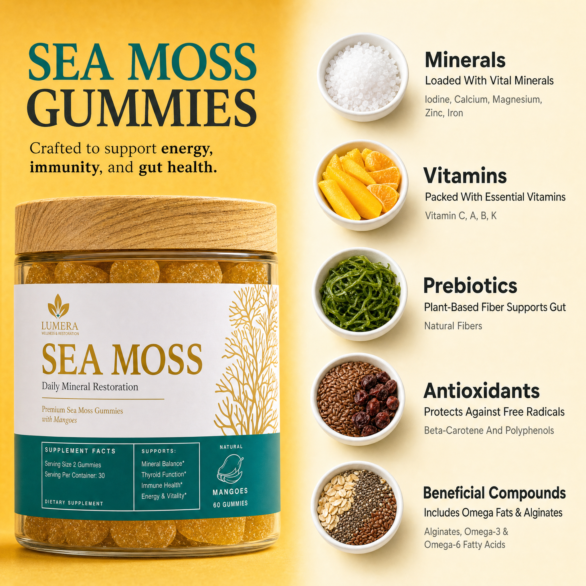 Lumera Sea Moss Gummies